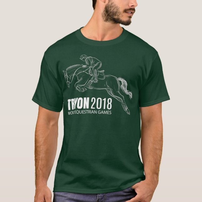 Tryon Internationell World Equestrian Games T Shirt (Framsida)