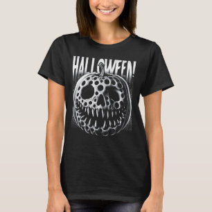 Trypophobia Pumpkin Spooky Skull Creepy Halloween T Shirt