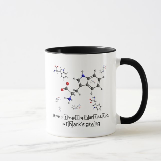 Tryptophan Molecule Mugg (Höger)