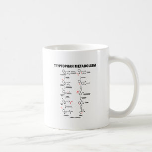 Tryptophanämnesomsättning (kemi) kaffemugg