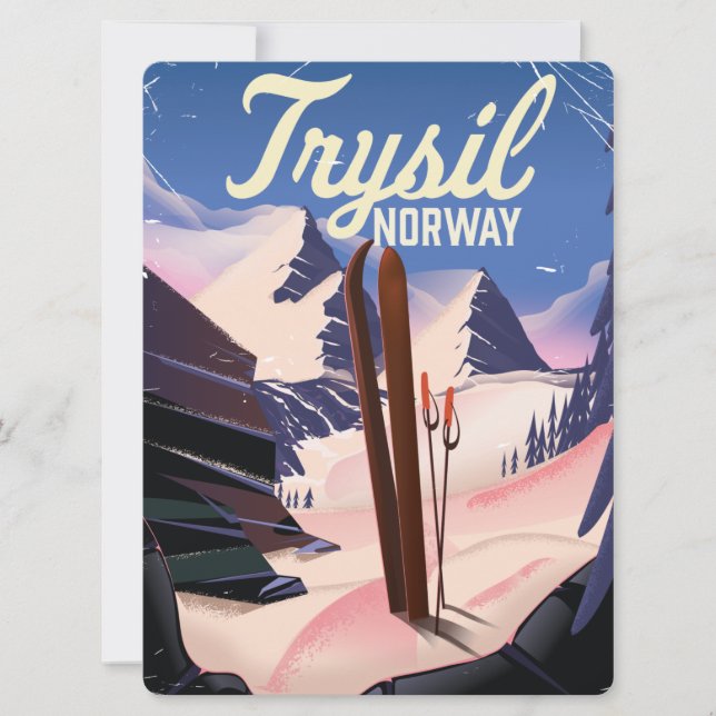 Trysil Norge skidåkning (Framsida)
