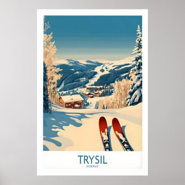 Trysil skidposter Norge 1 Poster (Framsidan)