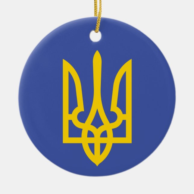 Tryzub Ukrainsk Ornament (Framsidan)