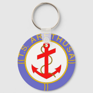 TS Arethus a badge Nyckelring