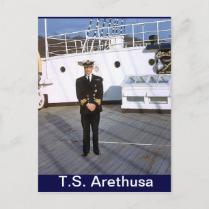 TS Arethus, CHief P0, kapten för en dag Vykort