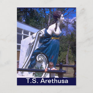 TS Arethus, Figurehead of HMS Arethus a Vykort