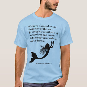 TS Eliot Poetry Sjöjungfru Prufrock T Shirt