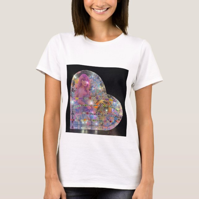 TS Heart-tröja T Shirt (Framsida)