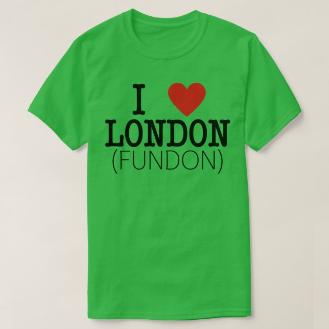 TS I London Fundon TShirt T Shirt (Design framsida)