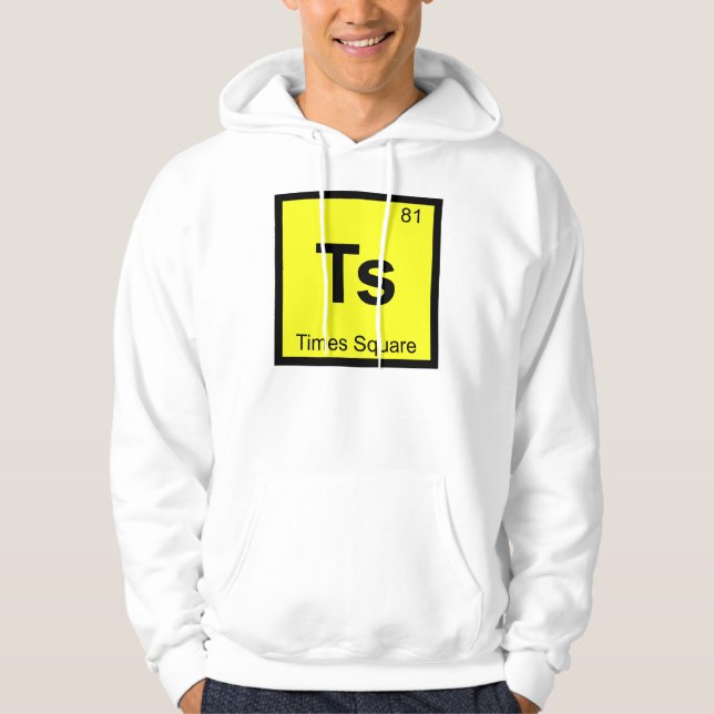 Ts - Times Square New York City Kemisymbol Munkjacka (Framsida)