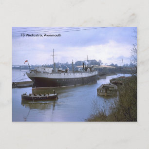 TS Vindicatrix, Avonmouth Vykort
