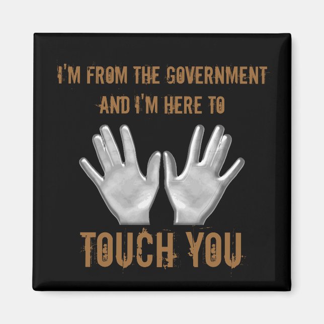 TSA Airport Search Magnet (Framsidan)