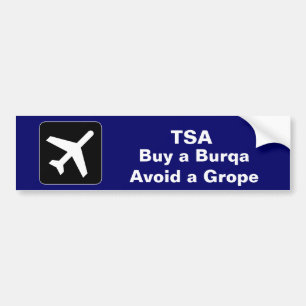 TSA Burqa Bildekal