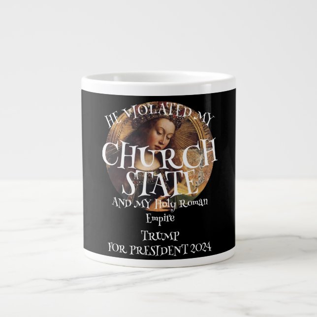 TSA DOJ FV KAFFEKOPP VD STD TRUMP TRUMPS REPUBLIKA JUMBO MUGG (Framsidan)