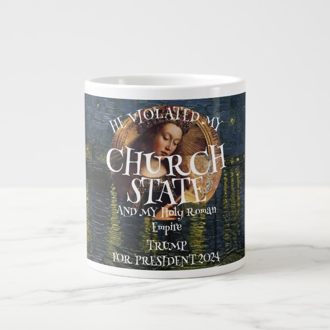 TSA DOJ FV KAFFEKOPP VD STD TRUMP TRUMPS REPUBLIKA JUMBO MUGG (Framsidan)