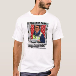 TSA fastar passerar…, Flugan trevar fritt T-shirt