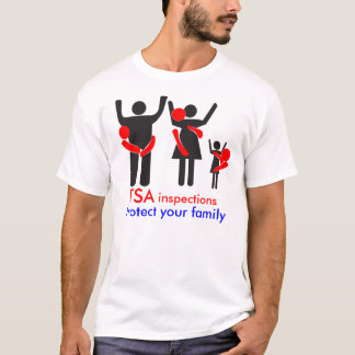 TSA-kontroller - skydda din familj Tee Shirt