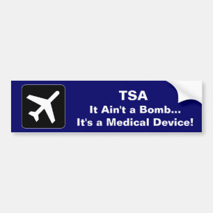 TSA-läkarundersökningapparat Bildekal