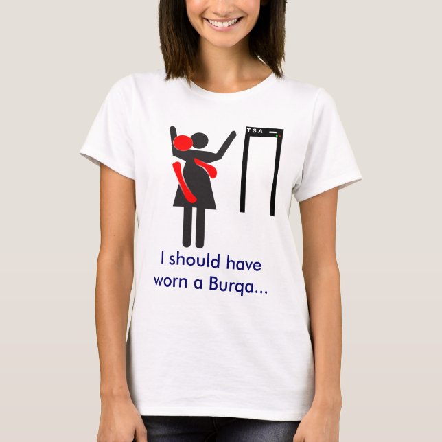 TSA-sökande Burqa T-shirt (Framsida)