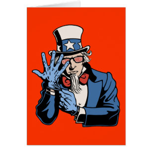 TSA-, Uncle Sam Hälsningskort