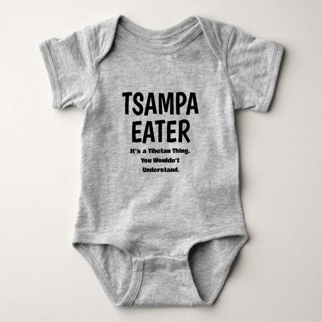 Tsampa Eater Tibetansk livsmedelskultur - tibetans T Shirt (Framsida)