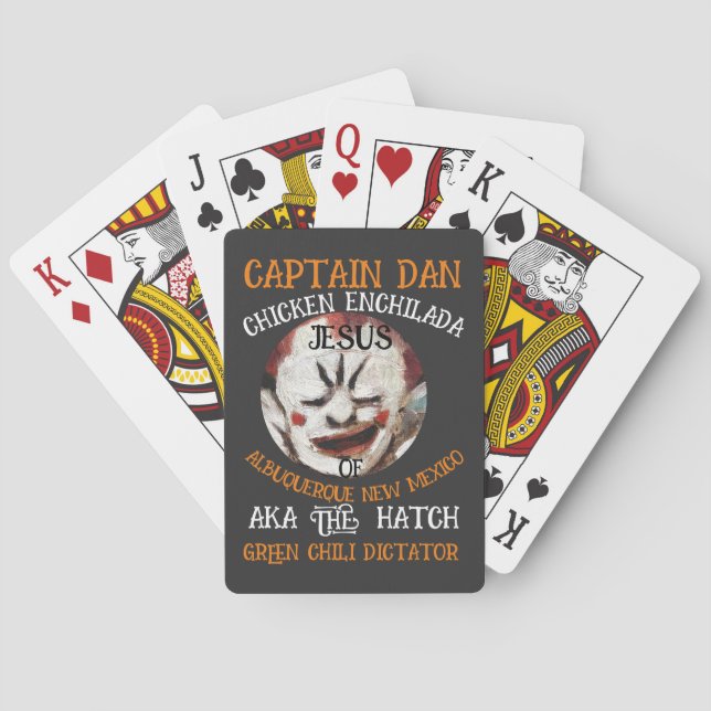 TSAR CAPT DAN KYCKLING ENCHILADA JESUS ALBUQUERQUE CASINOKORT (Baksidan)