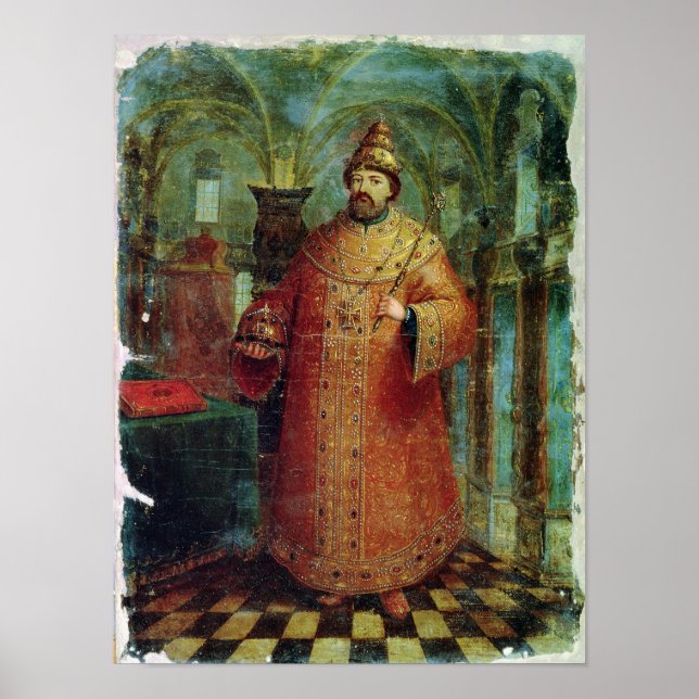 Tsar Ivan Alexeevich V Poster (Framsidan)