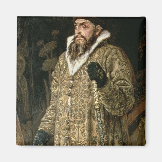Tsar Ivan IV Vasilyevich "the Terrible" 1897 Magnet (Framsidan)