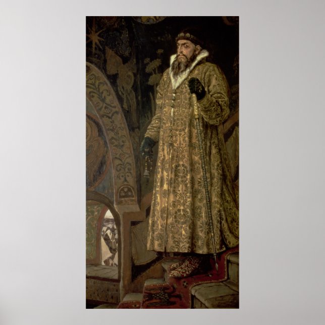Tsar Ivan IV Vasilyevich "the Terrible" 1897 Poster (Framsidan)