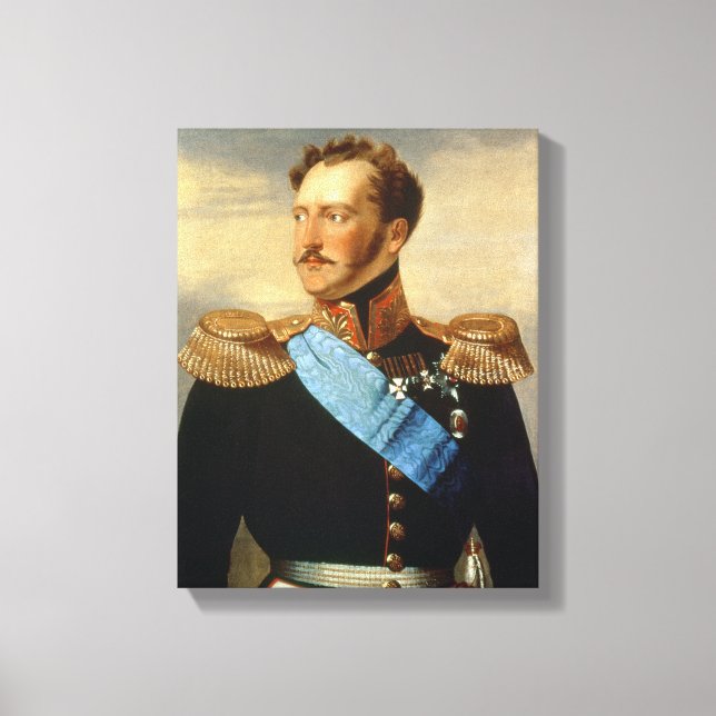 Tsar Nicholas I Canvastryck (Framsida)