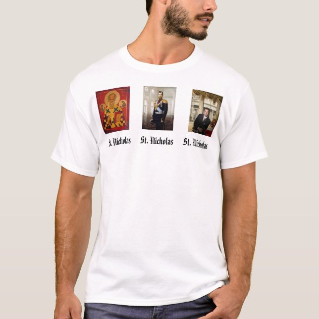 Tsar Nicholas II, nick-photo2, grk-icon3-wmaste… Tee (Framsida)