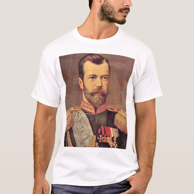 Tsar Nicholas II Tee Shirt (Framsida)