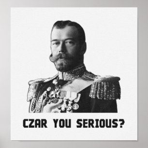 Tsar Nicholas II - tsar dig som är allvarlig? Poster