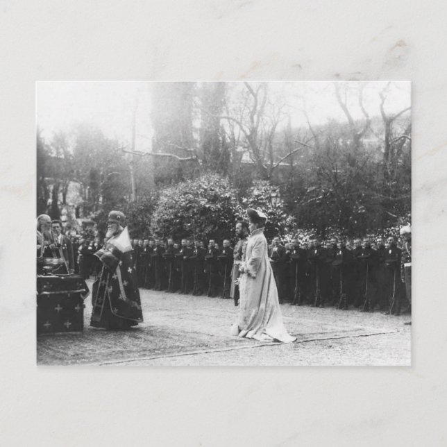 Tsar Nicolas & Alexandra of Russia - Romanov #122 Vykort (Framsida)