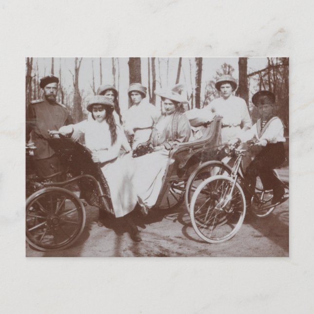 Tsar Nicolas från Ryssland, royalet Romanov Vykort (Framsida)