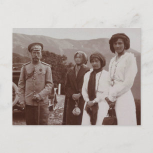 Tsar Nikolaj av Ryssland & döttrar, OTMA Romanov Vykort