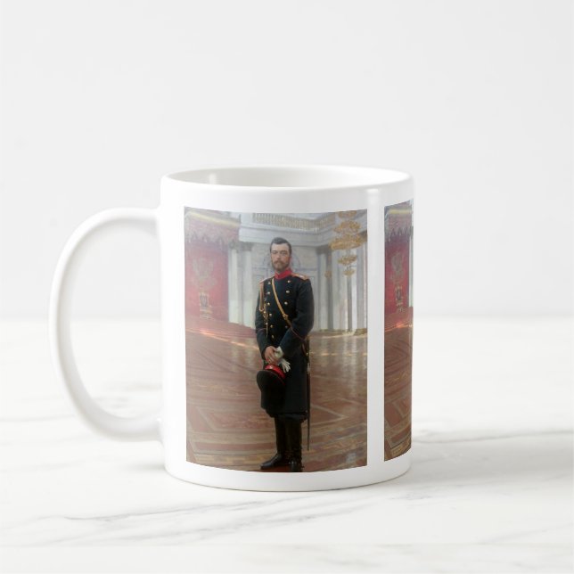 Tsar Nikolaj II (1896) Kaffemugg (Vänster)