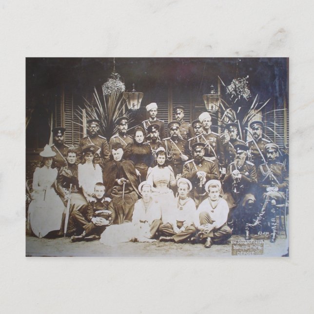 Tsar - ROMANOV FAMILY GROUP - Ryssland #086 Vykort (Framsida)