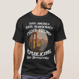 Tsar Rue Lögnhals Trump GOP Kongress Demokratisk O T Shirt