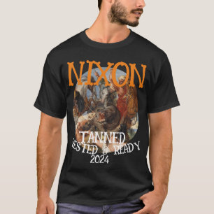 TSAR Solbränd Utvilad & VIT NIXON 2032 President T Shirt
