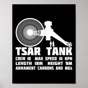 Tsar Tank Russian Ww1 Experimental Giant Tank Poster