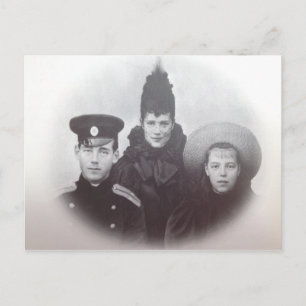 Tsar - TSARINA MARIE & OLGA & MICHAEL Ryssland #09 Vykort