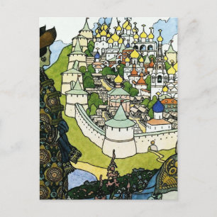 “Tsarens saga” av Ivan Bilibin Vykort