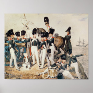 Tsarevich Alexander med hans Cadets på Poster