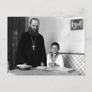 Tsarevitch Alexis Romanov, ryska postens tsar Vykort