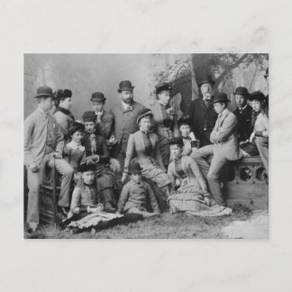 Tsarina Alexandra family Hesse Britain Russia 1882 Vykort