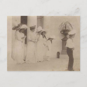 TSARINA & children OTMA& ALEXIS Romanov Ryssland#1 Vykort