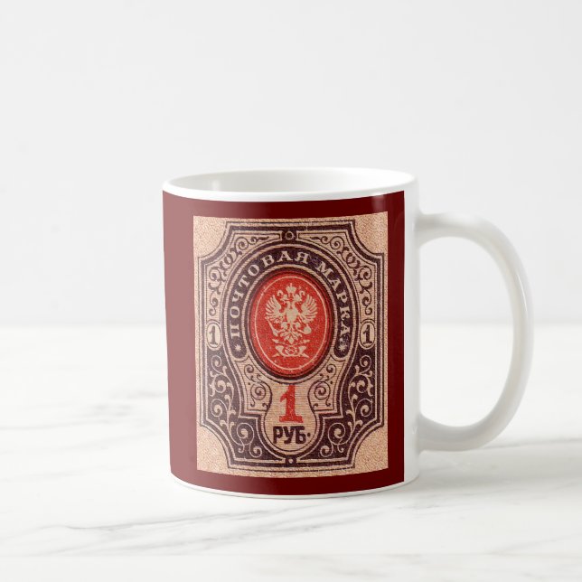 Tsarist Russia Postage Kaffemugg (Höger)