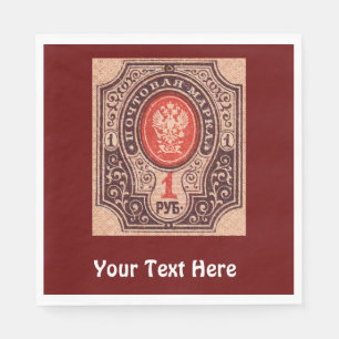 Tsarist Russia Postage Pappersservett