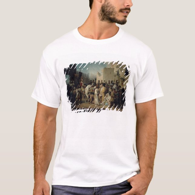 TsarIvan dropp som erövrar Kazan i 1552, 1894 T-shirt (Framsida)